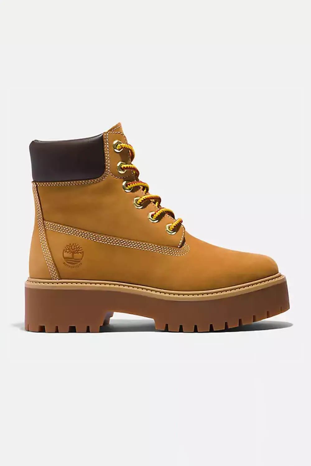 Timberland Stone Street Combat Booties for Women in Brown | TB1A5RJD231
