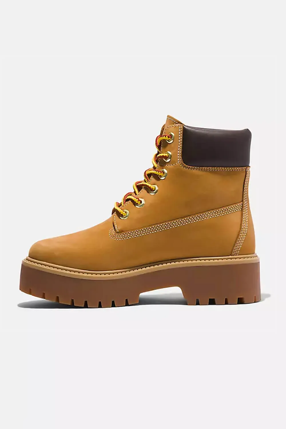 Timberland Stone Street Combat Booties for Women in Brown | TB1A5RJD231