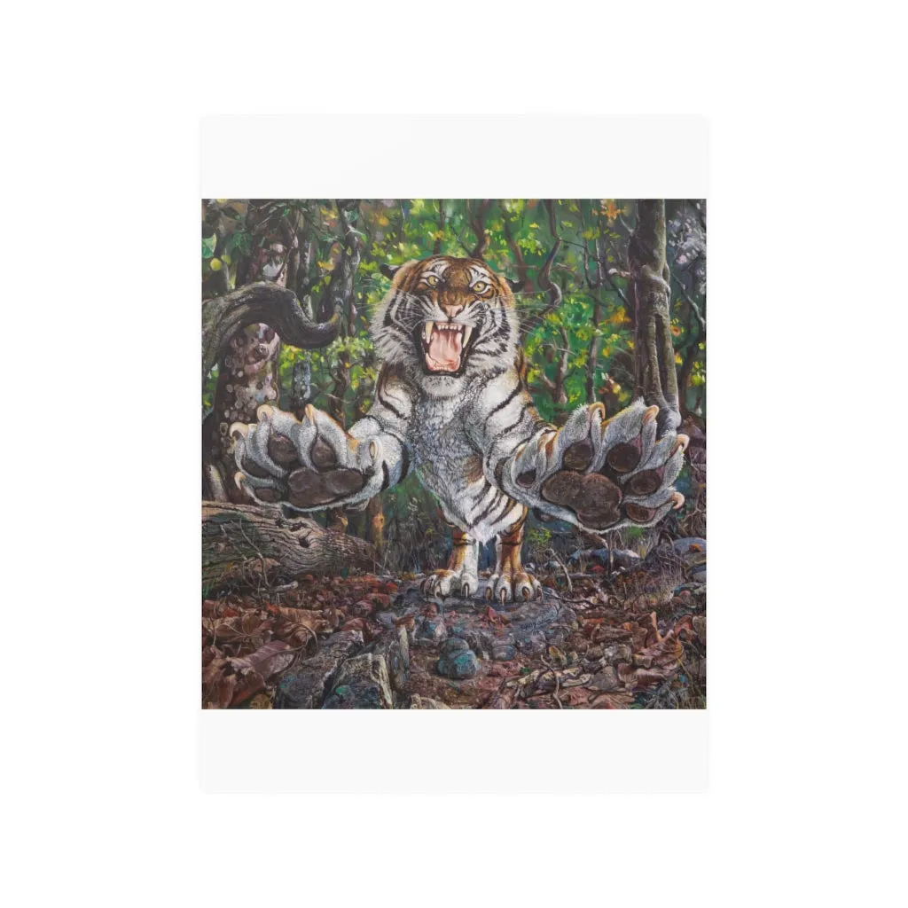 Tom Watson's "Tiger" Oil Painting Art Print