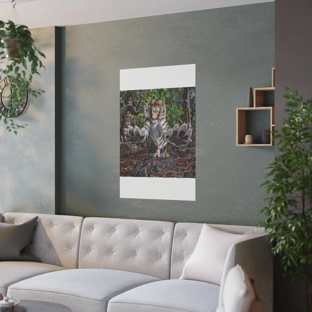 Tom Watson's "Tiger" Oil Painting Art Print