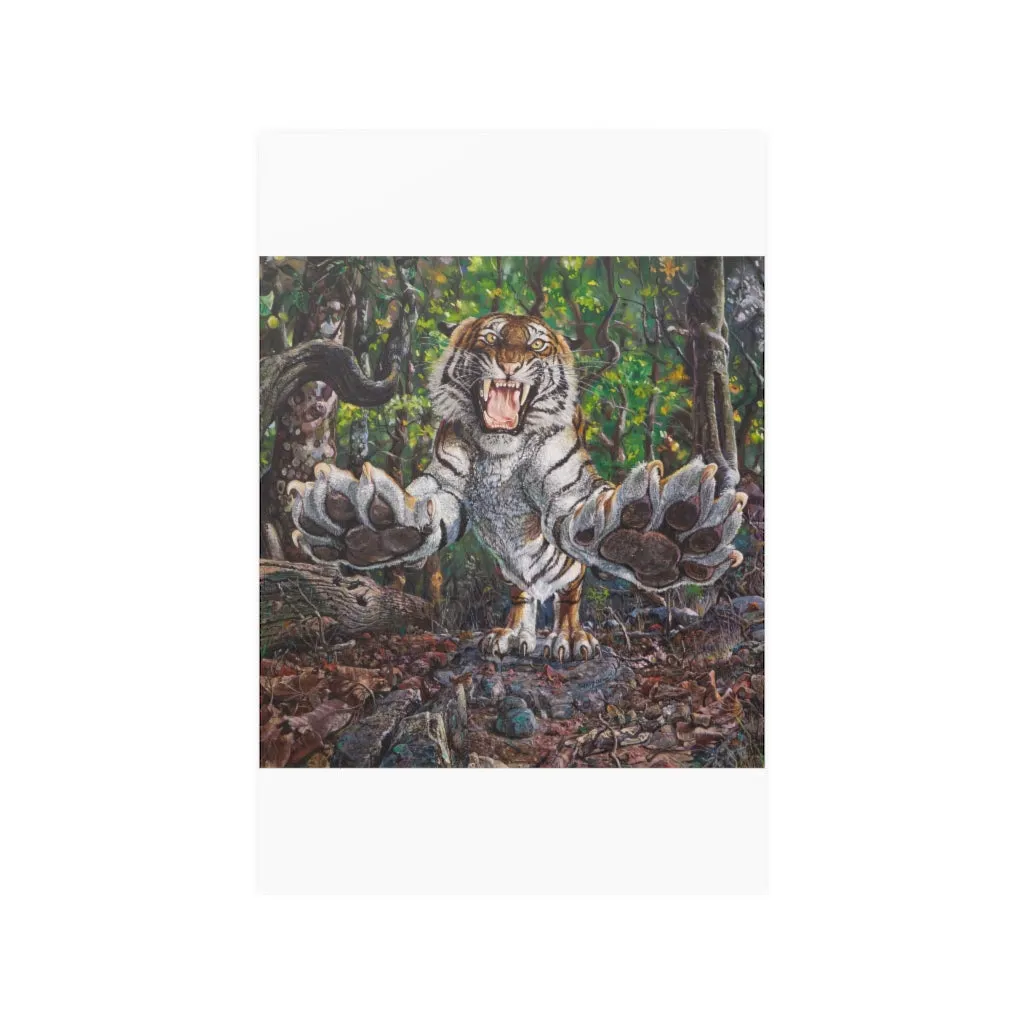 Tom Watson's "Tiger" Oil Painting Art Print