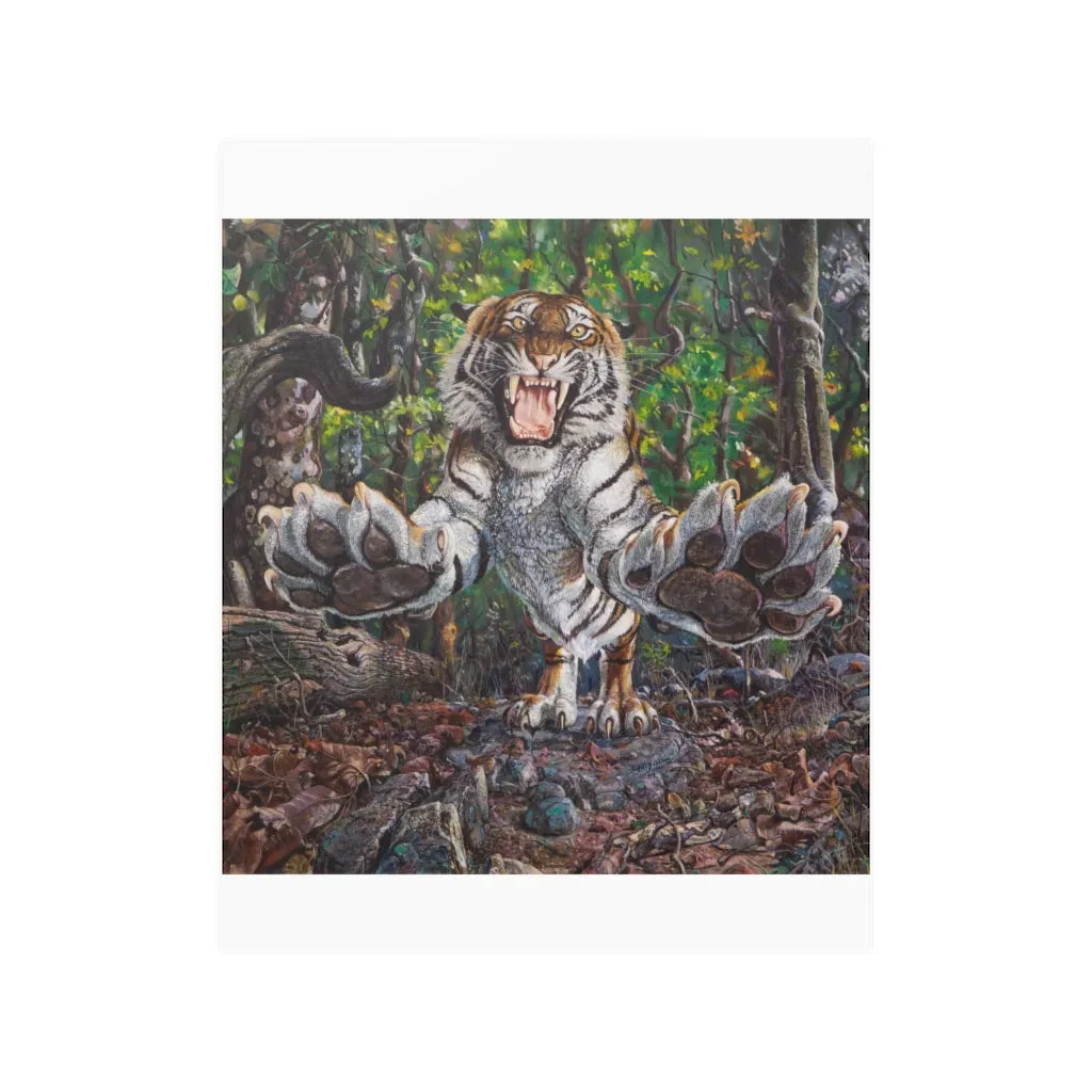 Tom Watson's "Tiger" Oil Painting Art Print