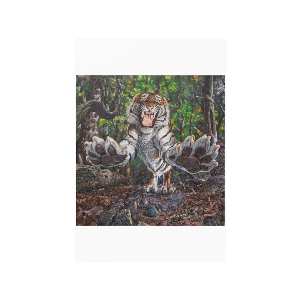 Tom Watson's "Tiger" Oil Painting Art Print