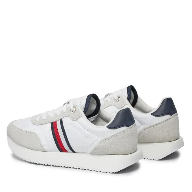 Tommy Hilfiger Essential Runner Global Stripes Women FW0FW07831-WHT