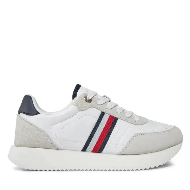 Tommy Hilfiger Essential Runner Global Stripes Women FW0FW07831-WHT