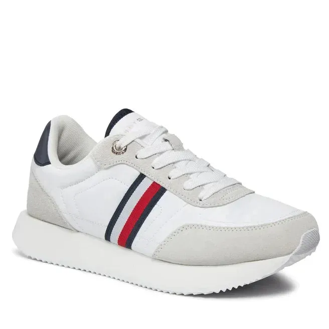 Tommy Hilfiger Essential Runner Global Stripes Women FW0FW07831-WHT