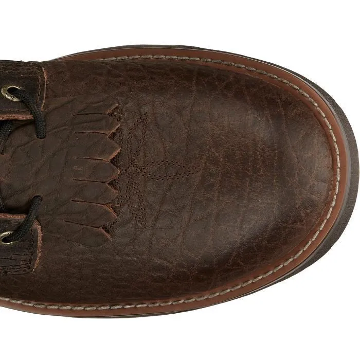 Tony Lama Men's High Plains 8" Comp Toe WP Western Work Boot - Brown - TW3431