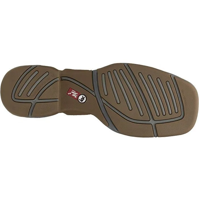 Tony Lama Men's Junction 11' Wide Square Toe WP Western Work Boot -Brown- RR3353