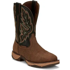 Tony Lama Men's Medford 11' Steel Toe WP Western Work Boot- Brown- RR3373