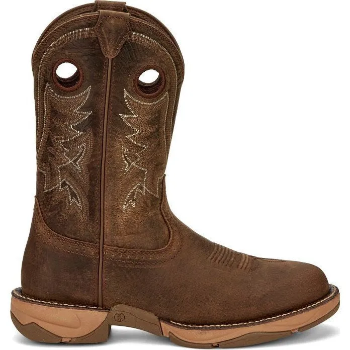 Tony Lama Men's River 11" Extra Wide Round Toe Western Work Boot -Brown- RR3370