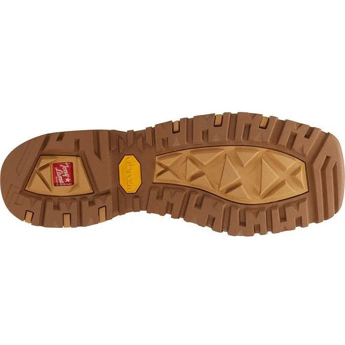 Tony Lama Men's Roustabout 11' Steel Toe WP Western Work Boot -Brown- TW5010
