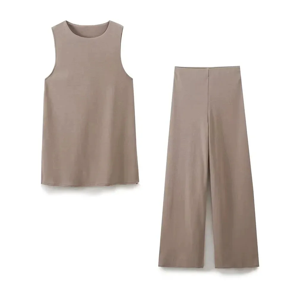 TRAFZA Summer Women’s Vest & Pant Set