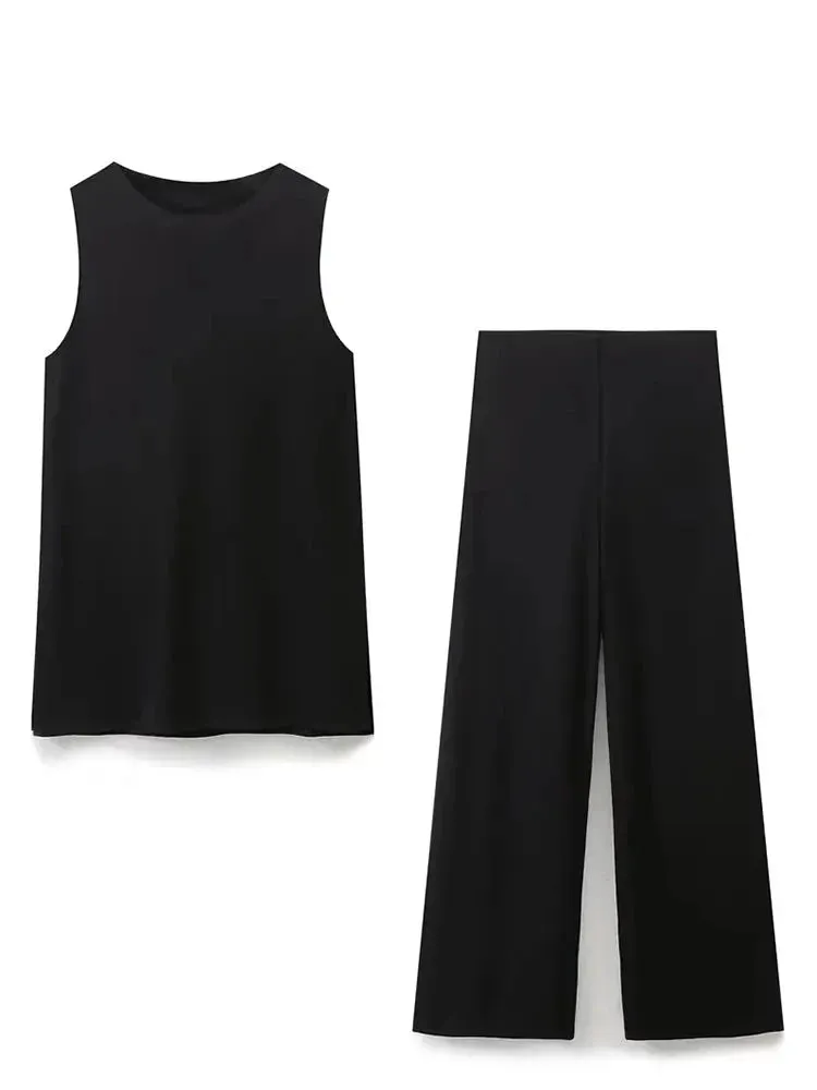 TRAFZA Summer Women’s Vest & Pant Set