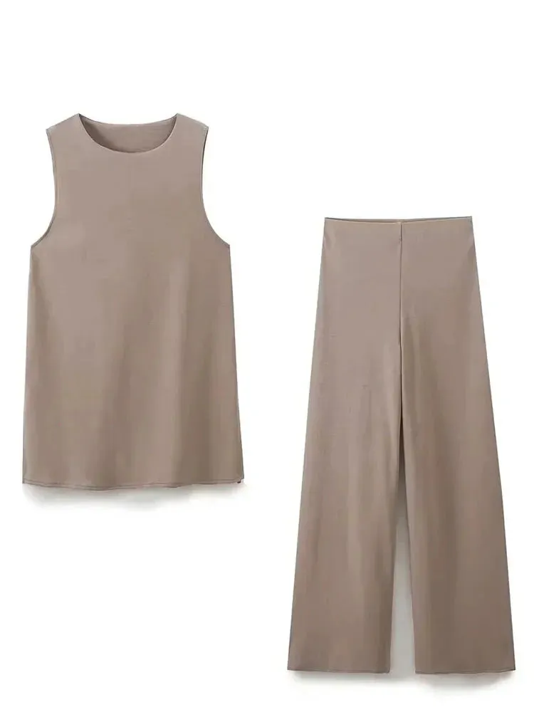 TRAFZA Summer Women’s Vest & Pant Set