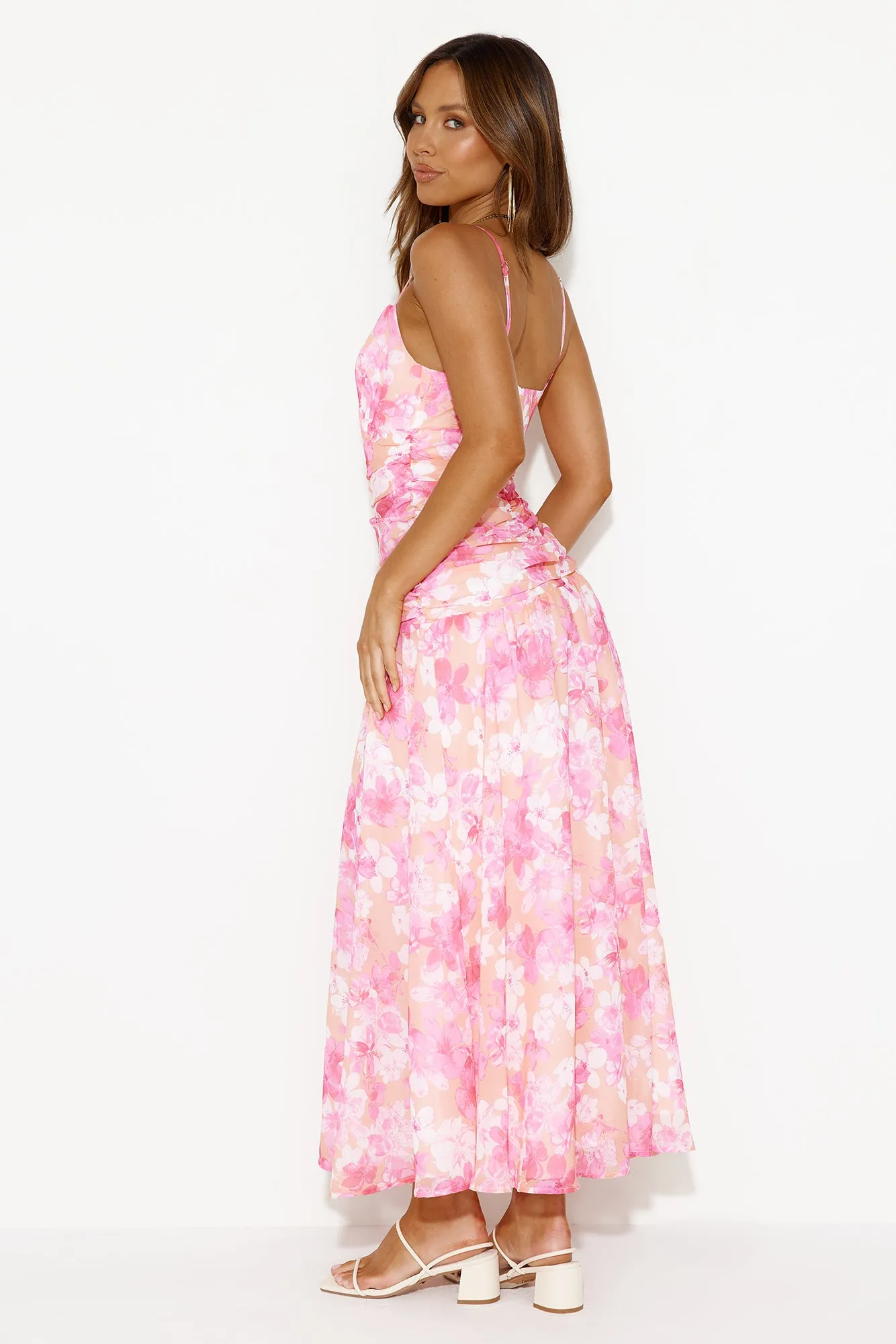 Travel To Me Maxi Dress Pink