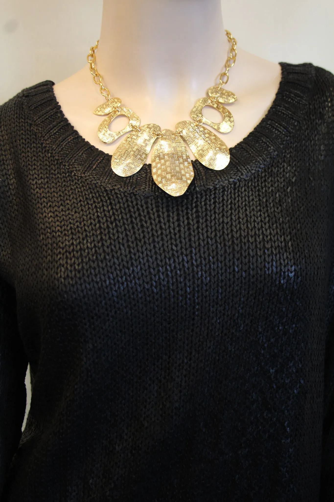 Treska | Gold Statement Necklace