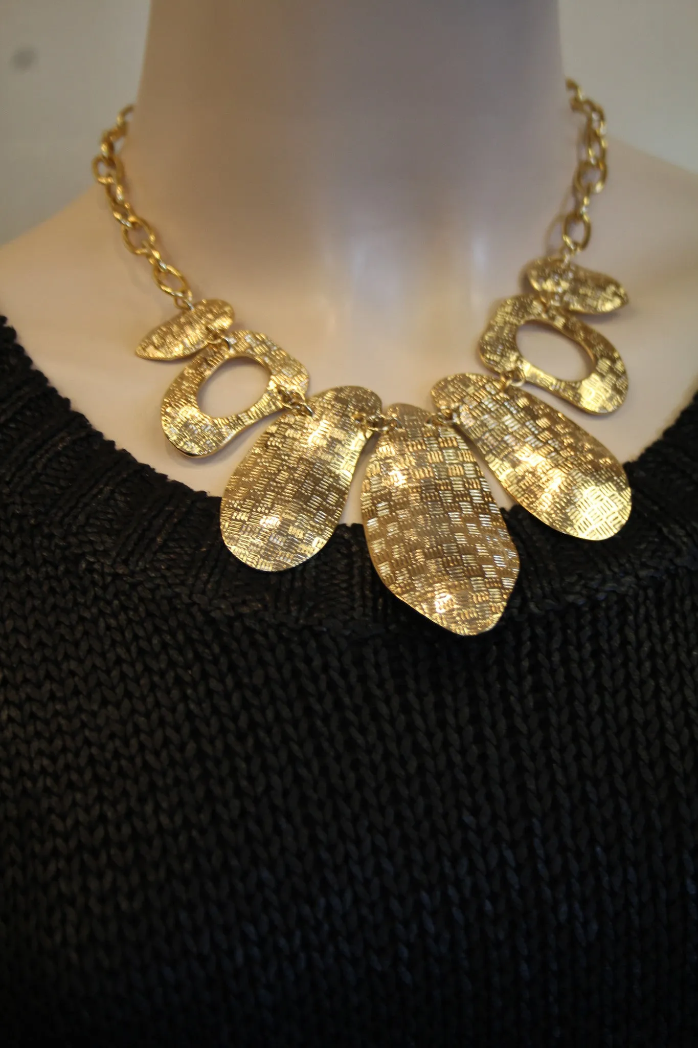 Treska | Gold Statement Necklace