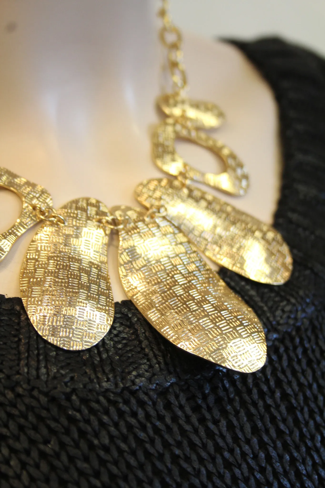 Treska | Gold Statement Necklace
