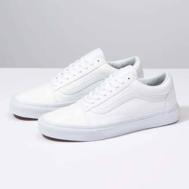 Unisex Old Skool - True White (Classic Tumble)