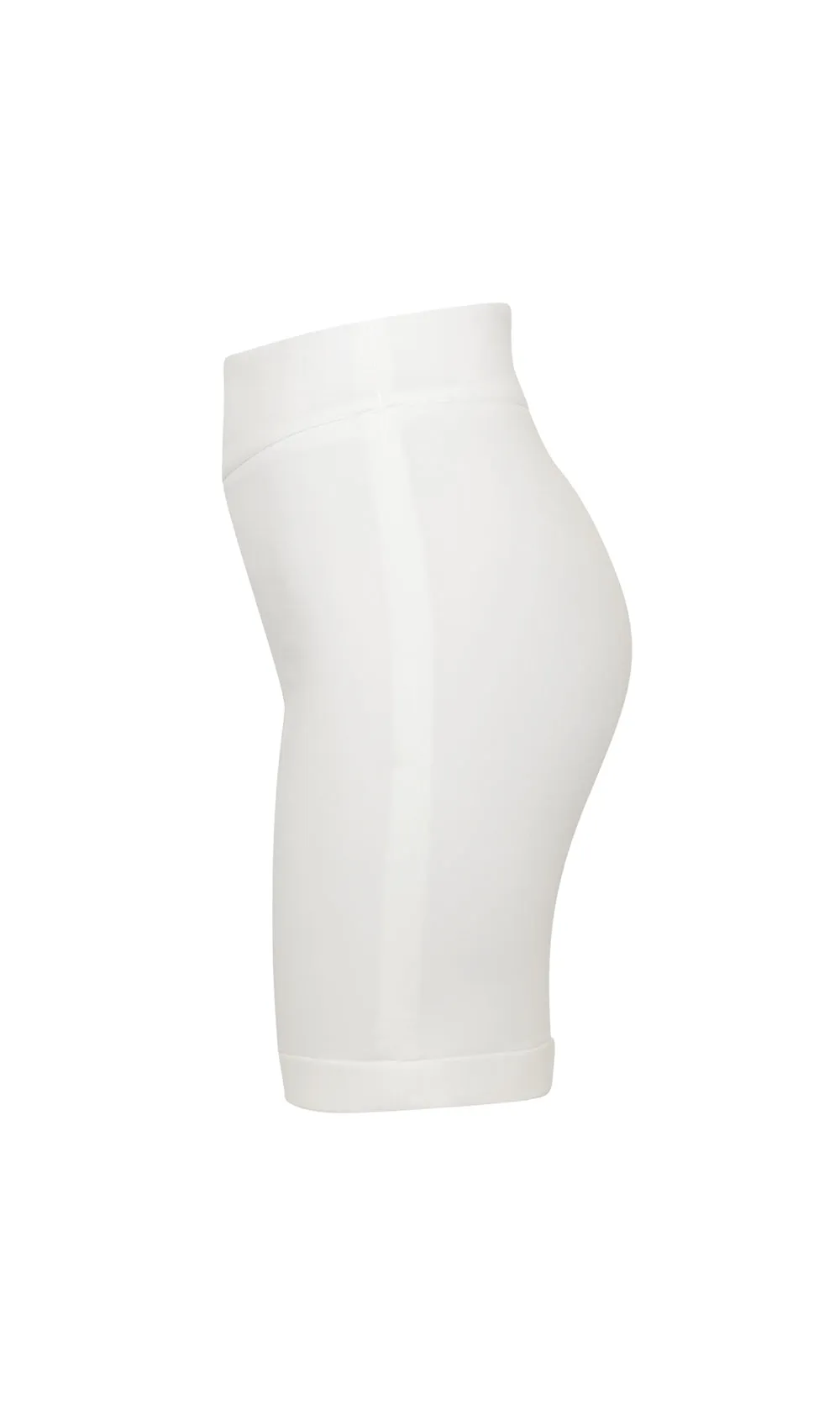 White Scuba Cycling Shorts