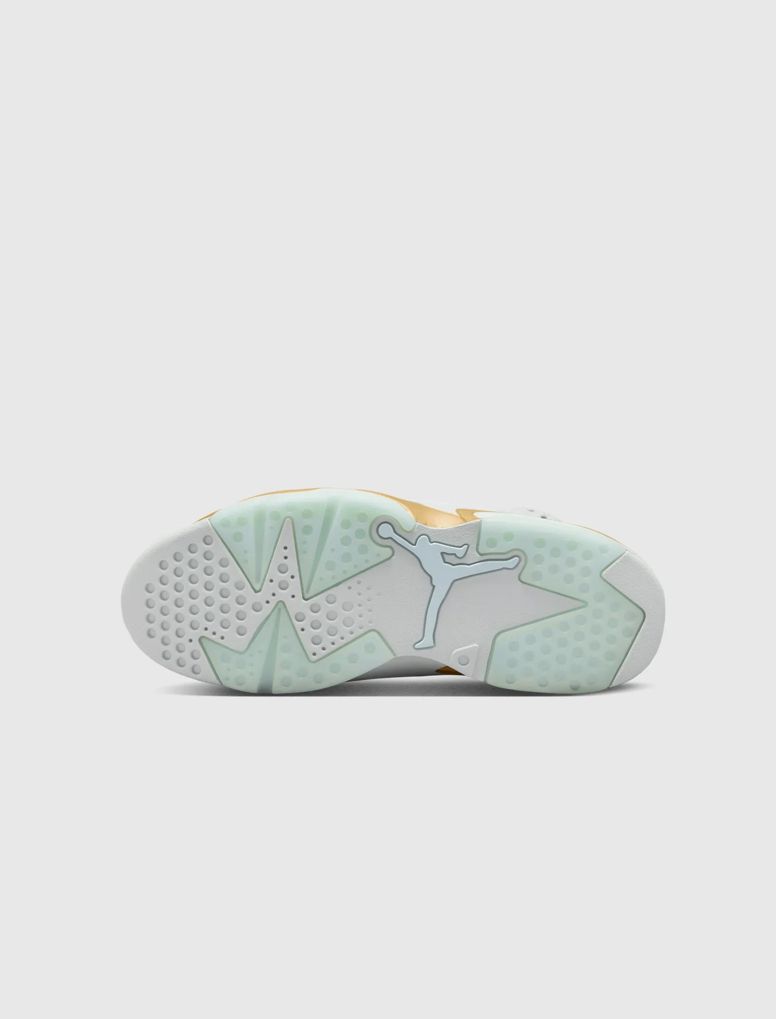 WOMEN'S AIR JORDAN 6 RETRO "PURE PLATINUM/GLACIER BLUE/ METALLIC GOLD"