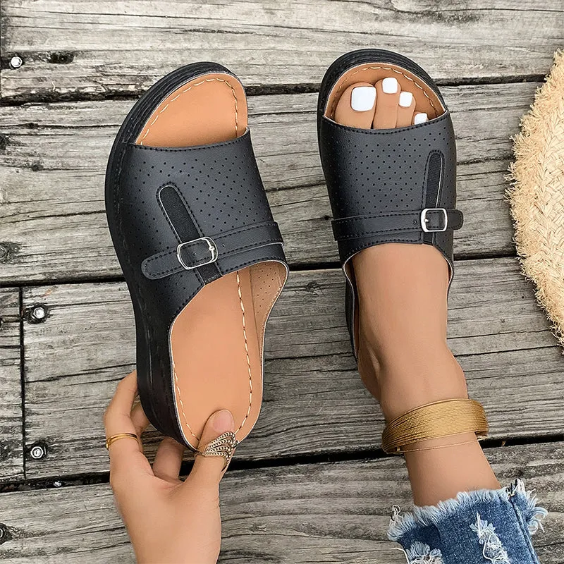 🔥Women's Comfortable Soft Sole Open Toe Beach Sandals✨
