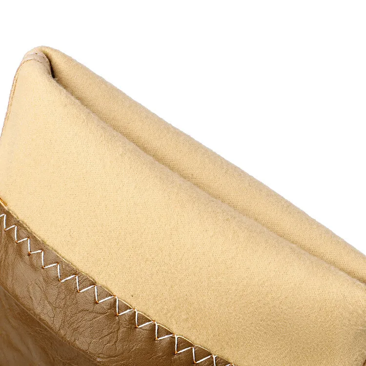 Women's Pointed Toe Spike Heel Mid Calf Boots